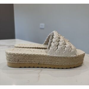 Beach by Matisse NEW Coconuts Pacific Sandal in Cream Size 10